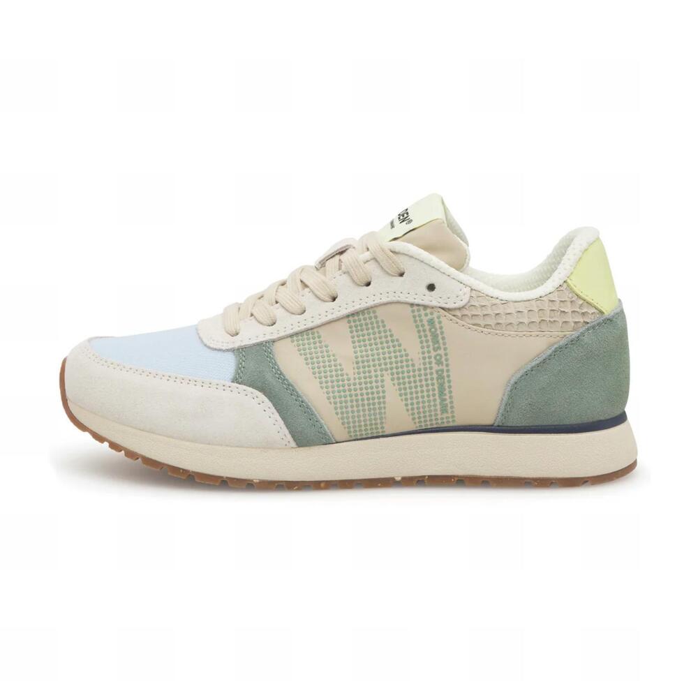 NEW WODEN women's ronja low top sneakers in wax multi